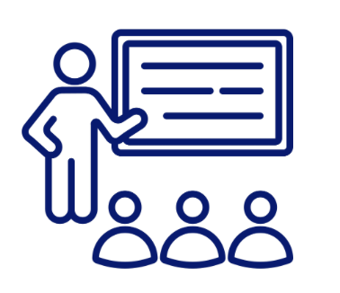 Cours d’anglais interactifs, en groupes internationaux